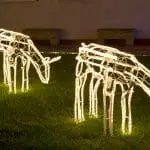 Which outdoor Christmas lights are best for a garden - acrylic festive figures christmas.co.uk 1