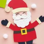 Pic of easy Christmas craft Santa Claus