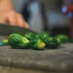 Pic of tasty brussels sprouts being prepared with an easy recipe