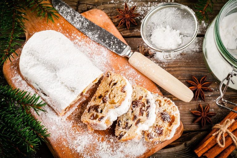 traditional christmas stollen fruit cake ppsjujk