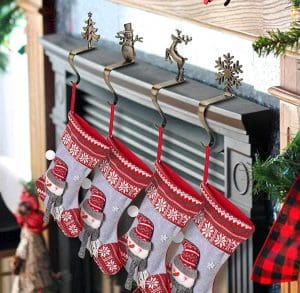 Christmas stocking holders set