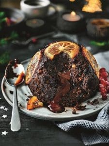 M&S Christmas pudding