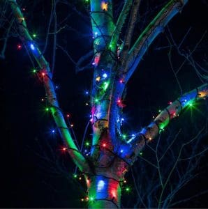 xmas tree light decorations