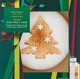 waitrose xmas cake vegan