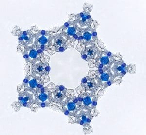 xmas beaded stars