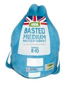 asda xmas frozen turkey