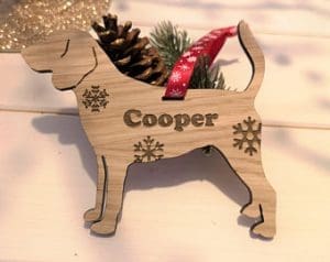 pet dog xmas tree decoration