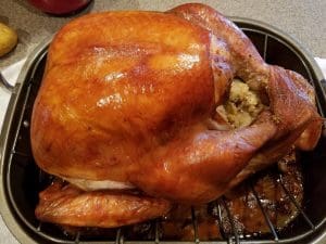 defrosting a frozen turkey