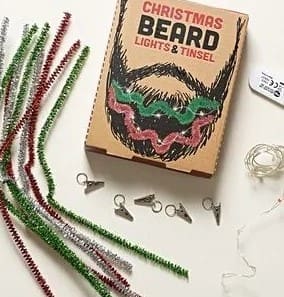 secret santa beard lights