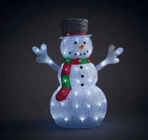 Which outdoor Christmas lights are best for a garden - acrylic festive figures christmas.co.uk 1