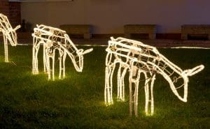 Which outdoor Christmas lights are best for a garden - acrylic festive figures christmas.co.uk 1