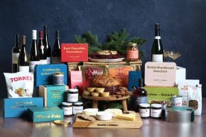 Luxury Christmas hampers front
