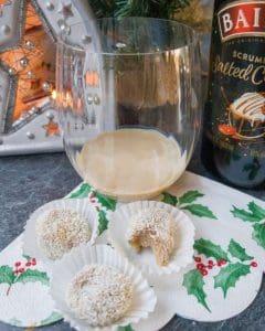 Pic of Baileys salted caramel and Speculoos (Biscoff) balls christmas.co.uk