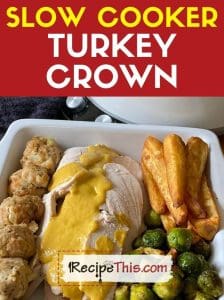 pic of slow cooked turkey crown for christmas day recipe christmas.co.uk