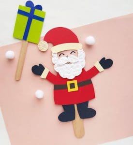 Pic easy Christmas craft santa claus for children