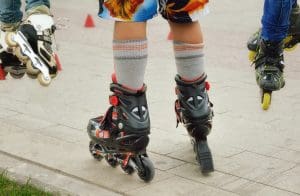pic of roller skaters in Venezuela Xmas traditions in south america christmas.co.uk