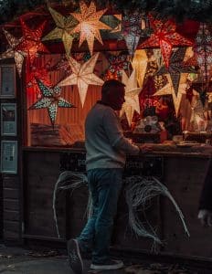 York Christmas market has lots of chalets to enjoy
