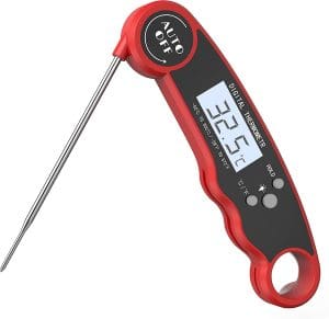 pic of meat thermometer with a temperature gauge - Tips on using a digital thermometer