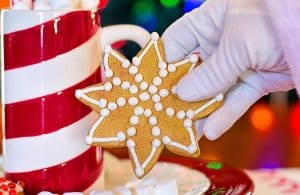 Pic of a Christmas cookie for Santa - Christmas cookies - recipes and the history