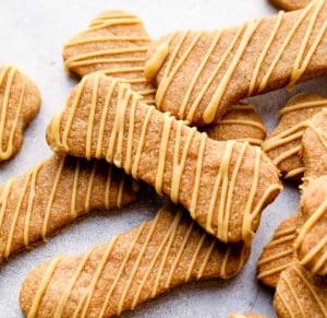 Special dog cookies for Christmas