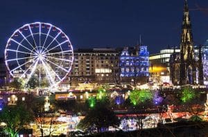 Attractions at Edinburgh Christmas market