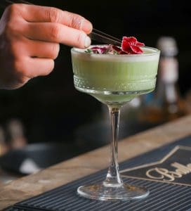pic of a Christmas cocktail