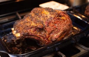 Cook rib of beef for Christmas Day