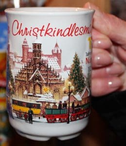 pic of a mug of mulled wine in Germany - Mulled wine at Christmas – recipes and history