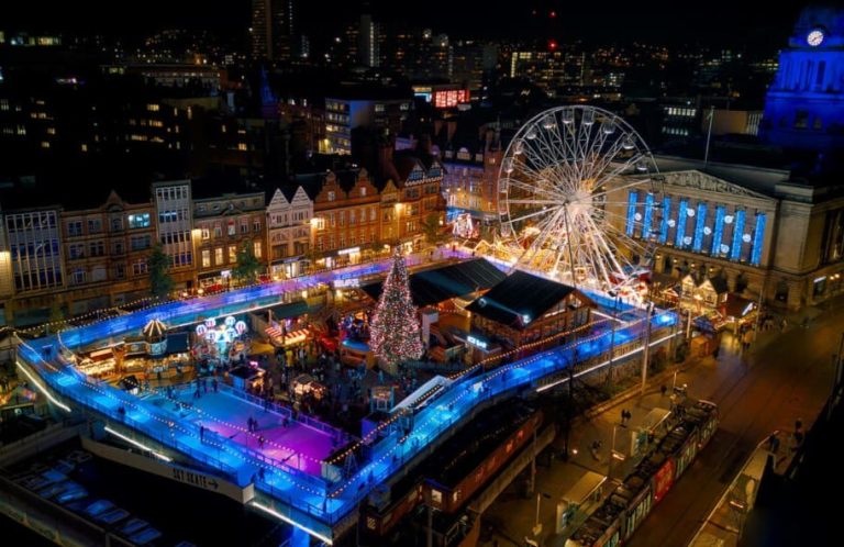 nottingham winter wonderland sky skate christmas.co .uk