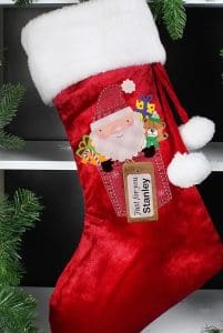 Pic of a personalised Christmas stocking - Why personalised Christmas stockings are for you this year