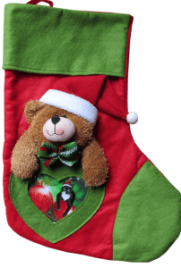 Pic of a personalised christmas stocking for gifts - Why personalised Christmas stockings are for you this year