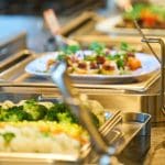 A food warmer in action - a great choice for Christmas Dinner!