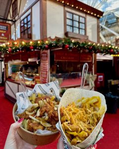 Picture of food at Glasgow Winterfest Christmas market