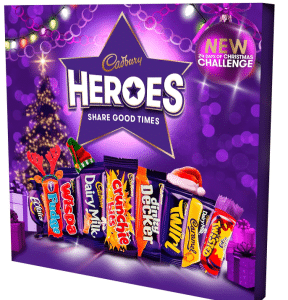 Pic of a Heroes advent calendar - a popular choice - to illustrate an article about advent calendars filled with chocolate