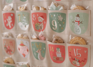 Pic of a DIY advent calendar to illustrate an article on the subject