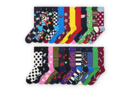 Pic of socks to illustrate a story about sock advent calendars