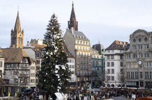 Strasbourg which is home to a festive spectacle with its markets