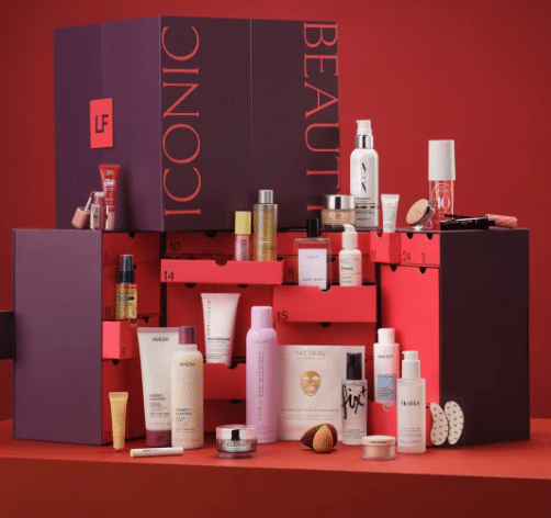 LOOKFANTASTIC beauty advent calendar 2026 open drawer chest