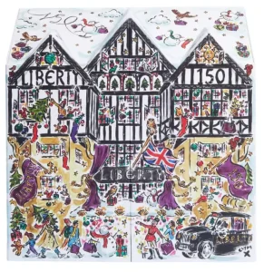 Packaging for the Liberty London Beauty Advent Calendar 2025