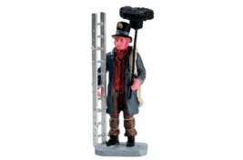 Lemax Caddington Village chimney sweep ready to go to work