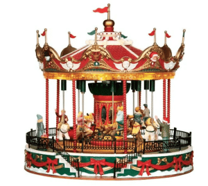 Lemax Caddington Village heart Santa carousel christmas co uk