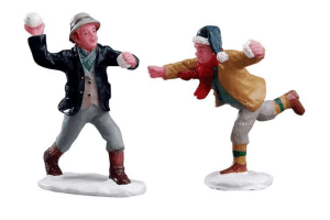 Lemax Caddington Village joy Snowball fun christmas.co.uk