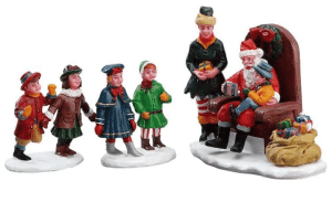 Lemax Caddington Village joy Visiting Santa christmas.co.uk