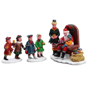 Lemax Caddington Village joy Visiting Santa christmas.co.uk