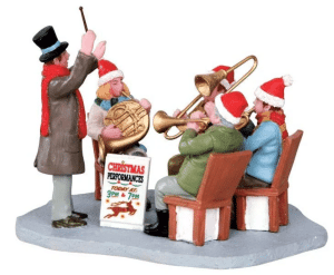 Lemax Caddington Village music Gazebo Band christmas co uk