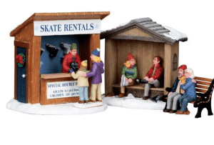 Lemax Caddington Village music Skate Rentals christmas co uk