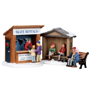 Lemax Caddington Village music Skate Rentals christmas co uk