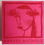 Harvey Nichols Beauty Advent Calendar lid is a piece of artwork