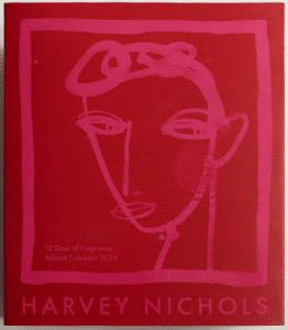 The cover for the Harvey Nichols Fragrance Advent Calendar