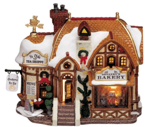 Lemax Caddington Village Devaney’s Bakery christmas.co.uk